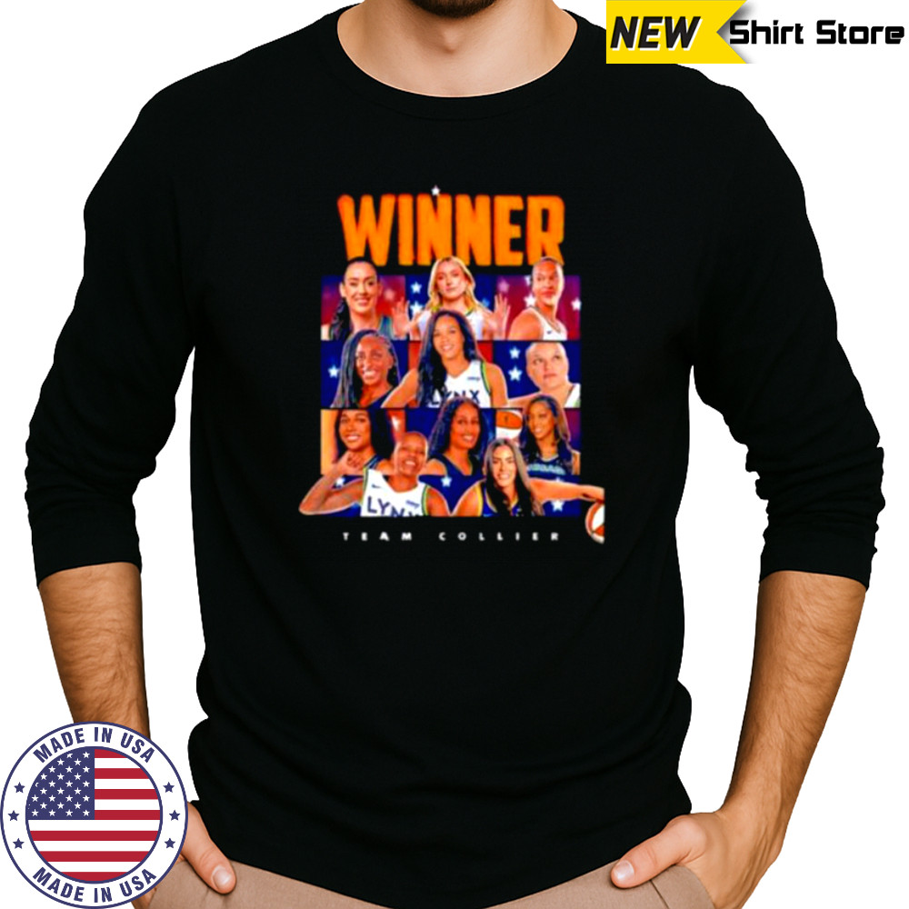 Team Collier 2025 WNBA All Star Champion Winner T Shirt Long Sleeved