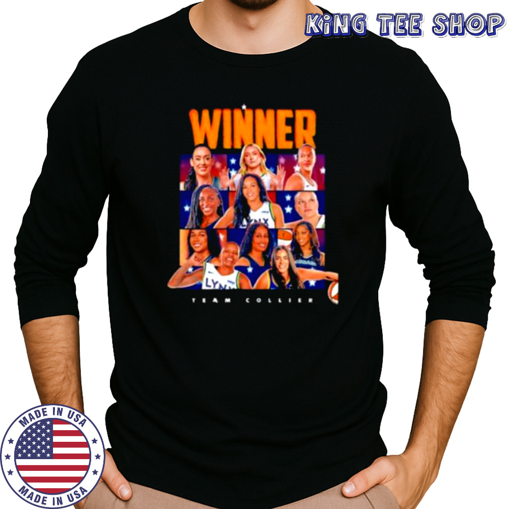 Team Collier 2025 WNBA All Star Champion Winner T Shirt Long Sleeved