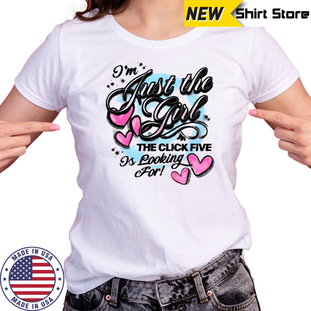 The Click Five Just The Girl T-Shirt Women's T-shirt