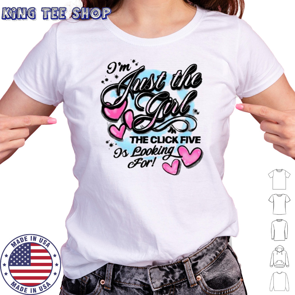 The Click Five Just The Girl T-Shirt Women's T-shirt