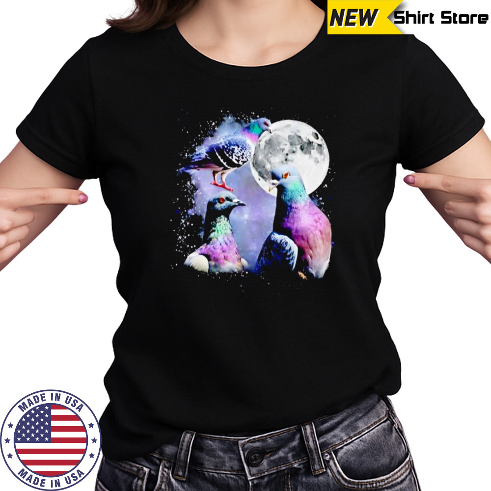 Three pigeon moon shirt Women's T-shirt