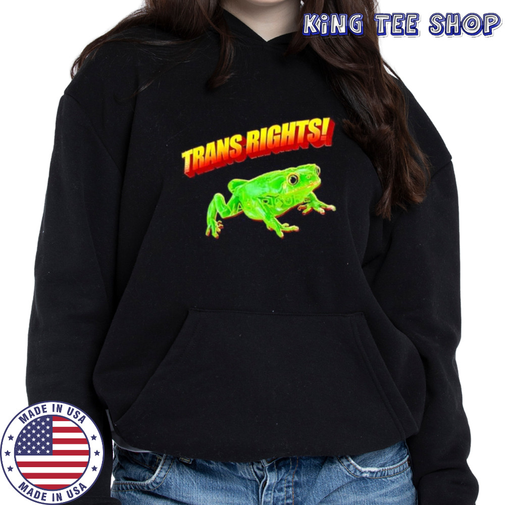Trans Rights Frog shirt Hoodie