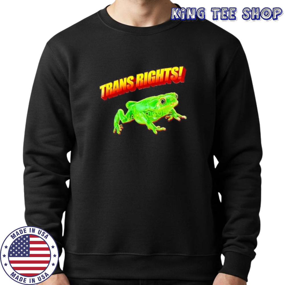 Trans Rights Frog shirt Sweatshirt