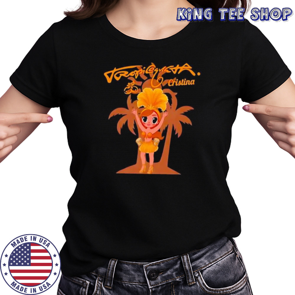 Tropicoqueta Cristina summer cartoon shirt Women's T-shirt
