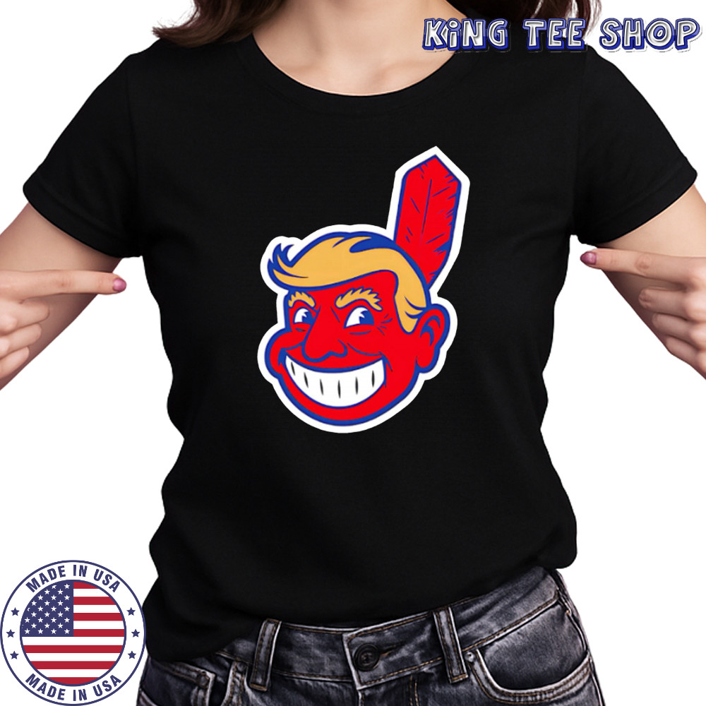 Trump chief wahoo make indians great again shirt Women's T-shirt
