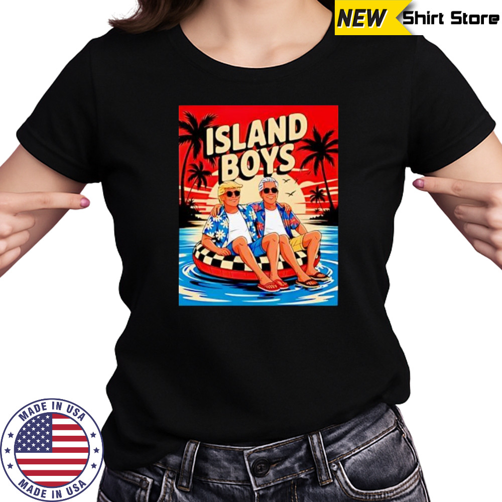 Trump Epstein Island Boys sunset shirt Women's T-shirt