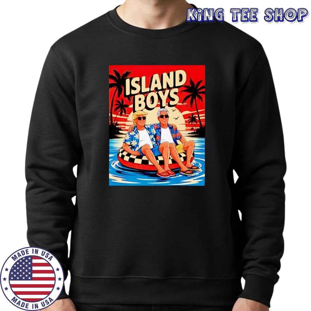 Trump Epstein Island Boys sunset shirt Sweatshirt