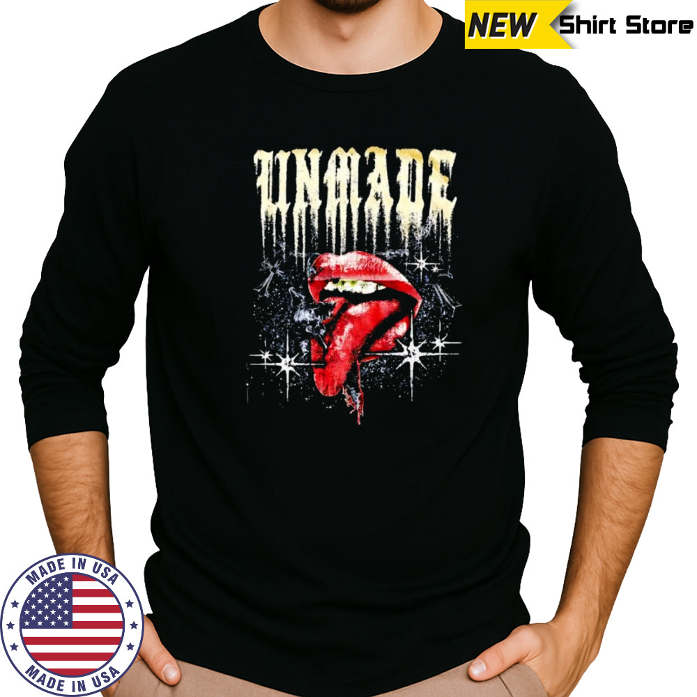 Unmade Gothic Punk retro shirt Long Sleeved
