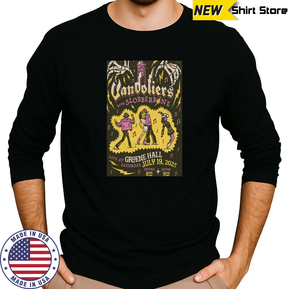 Vandoliers Poster 2025 Gruene Hall Shirt Long Sleeved