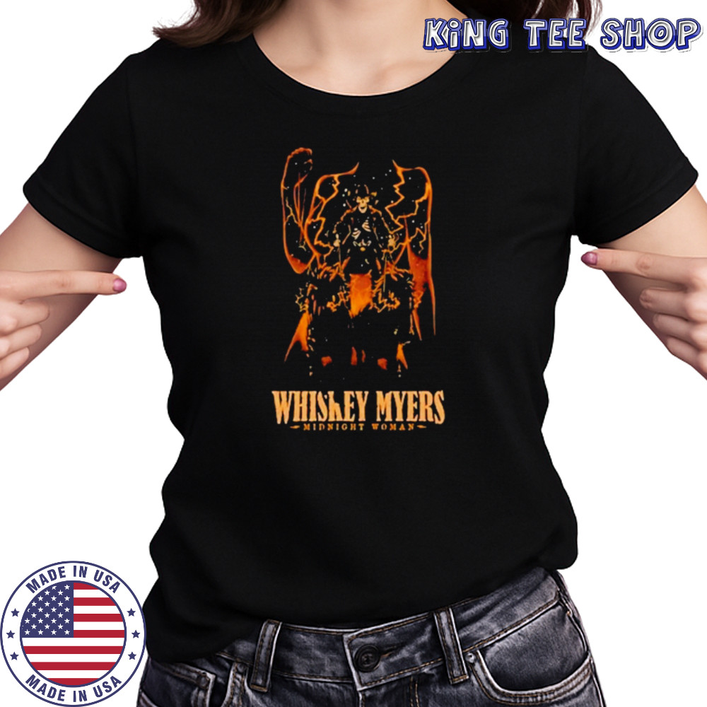 Whiskey myers midnight woman 2025 nashville shirt Women's T-shirt