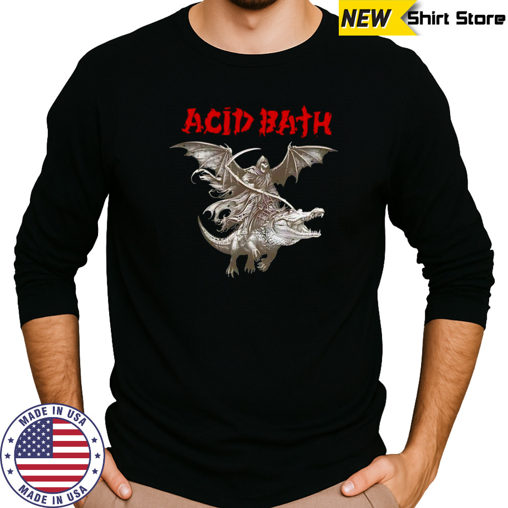 Acid Bath Alligator shirt Long Sleeved