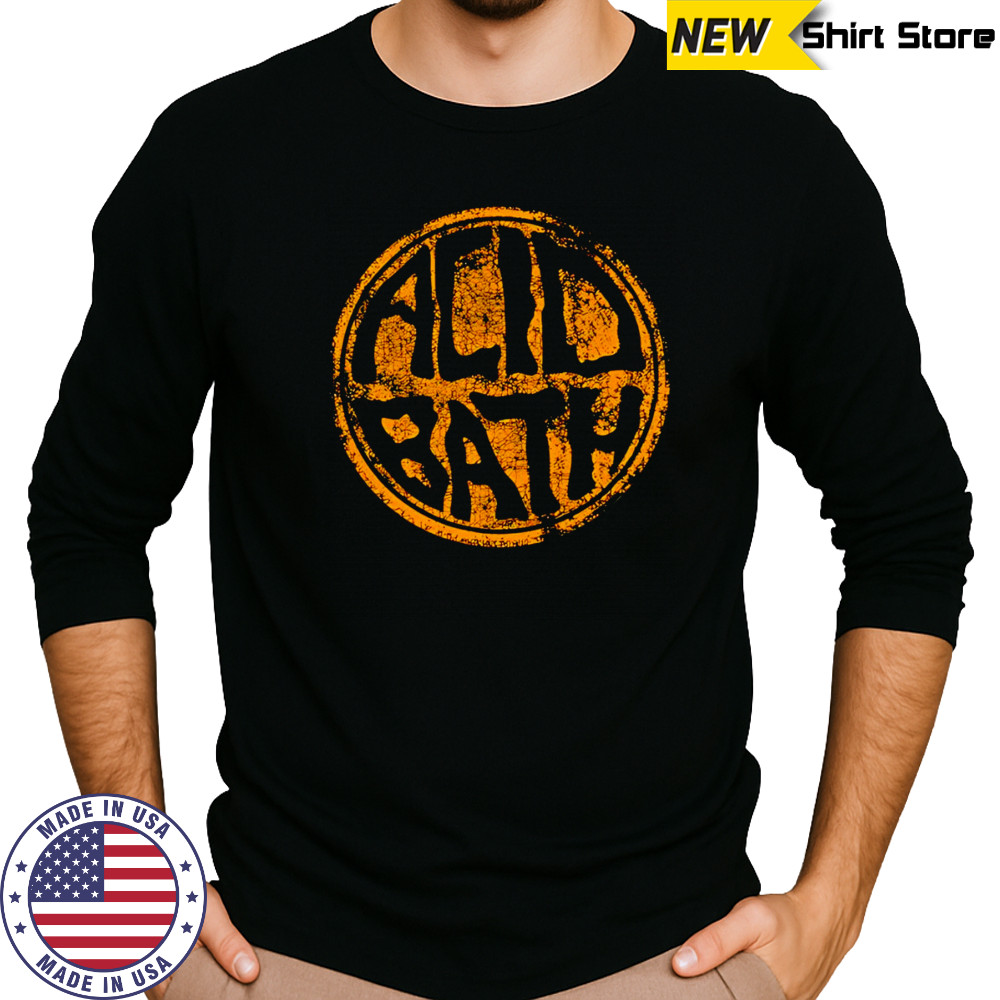 Acid Bath Worn ‘N Torn logo shirt Long Sleeved