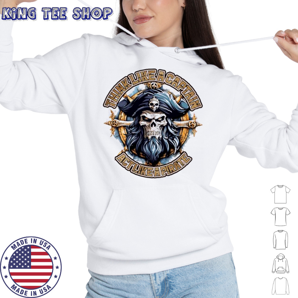 Act Like A Pirate Short Sleeve Performance shirt Hoodie
