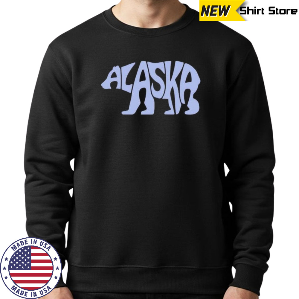 Alaska Bear Word shirt Sweatshirt