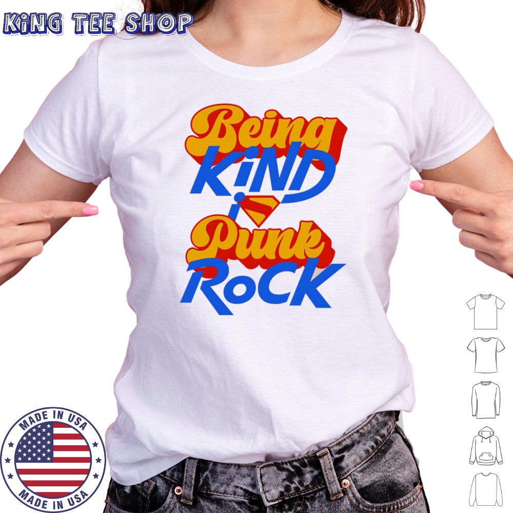 Being kind punk rock Superman shirt Women's T-shirt