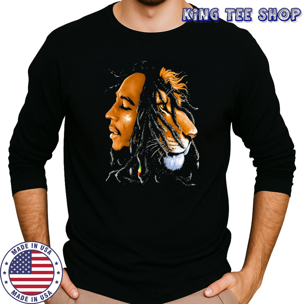 Bob Marley Lion T-Shirt Long Sleeved