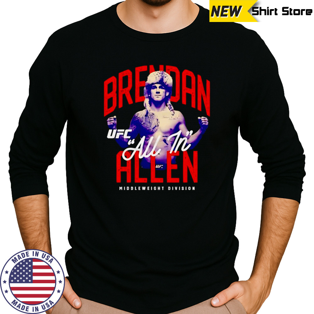 Brendan Allen retro bitmap shirt Long Sleeved