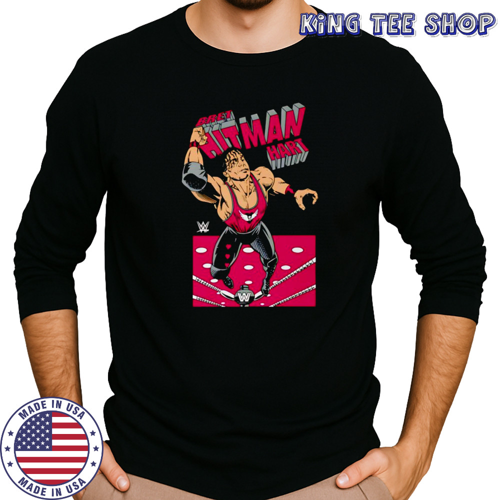 Bret Hart caricature shirt Long Sleeved