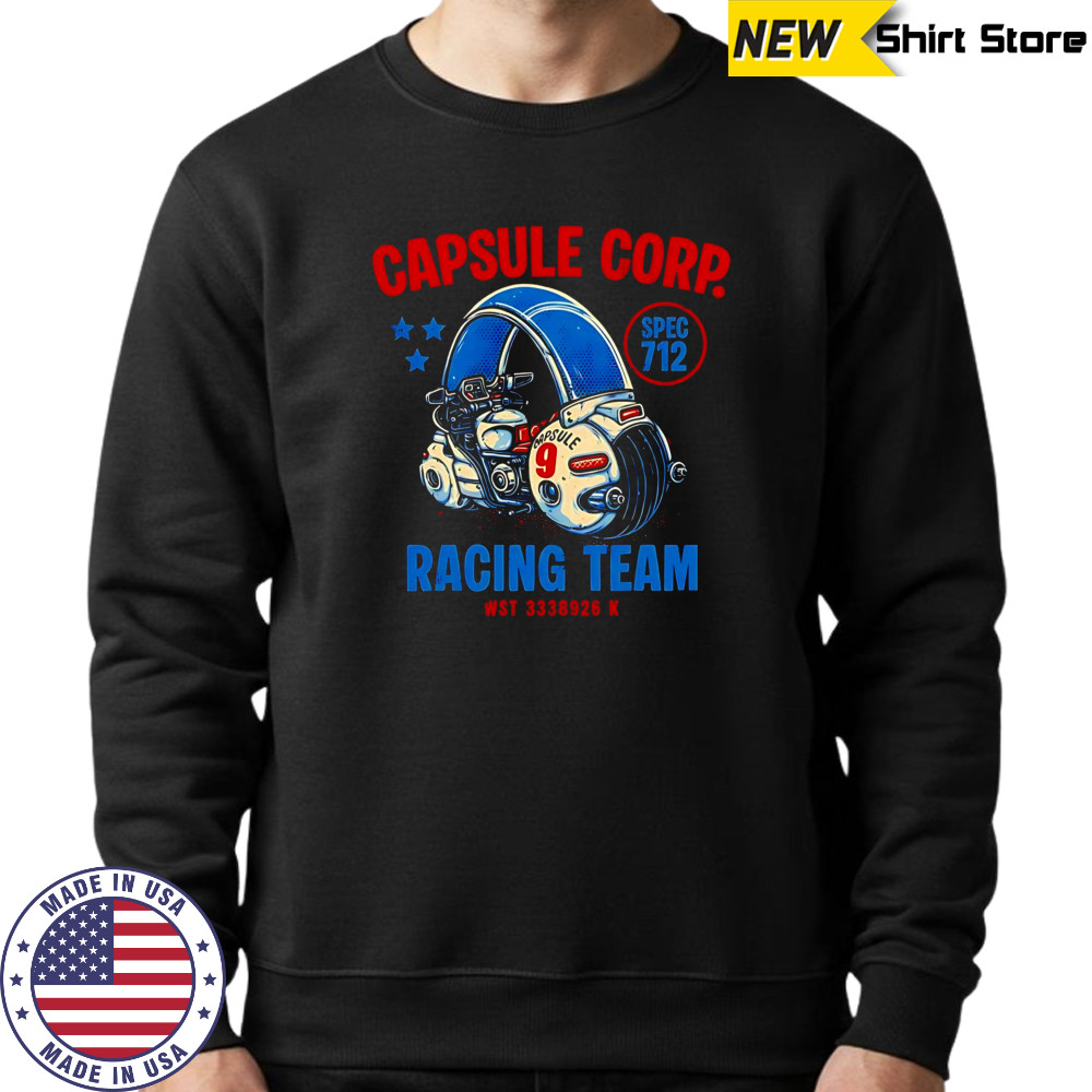 Capsule 9 Dragon Ball Capsule Corp Racing Team Spec 712 WST 3338926 K shirt Sweatshirt