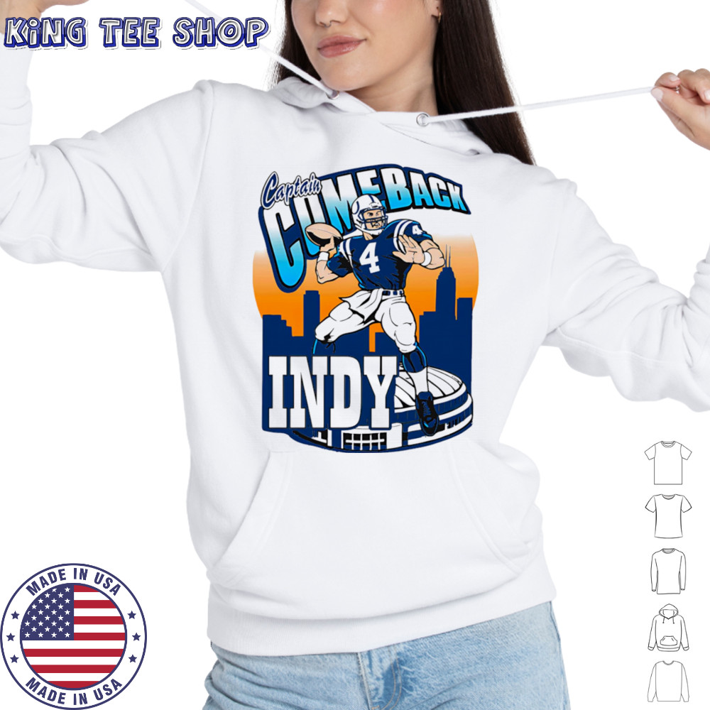 Captain Comeback Jim Harbaugh Indy football shirt Hoodie