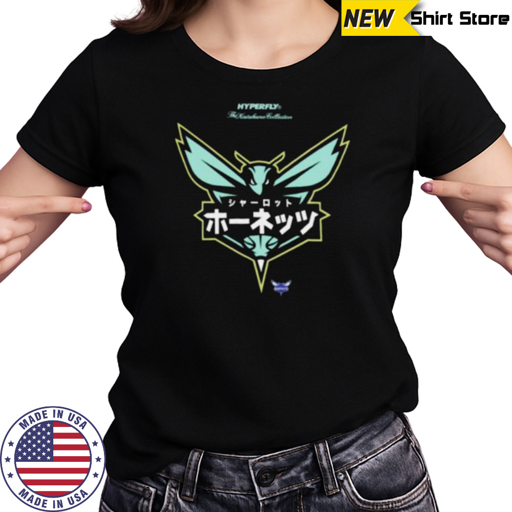 Charlotte Hornets Hyperfly Katakana X 2025 All Star Game T Shirts Women's T-shirt