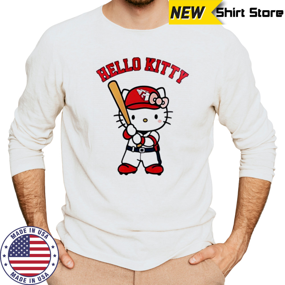 Cleveland Guardians Hello Kitty Night 2025 baseball shirt Long Sleeved
