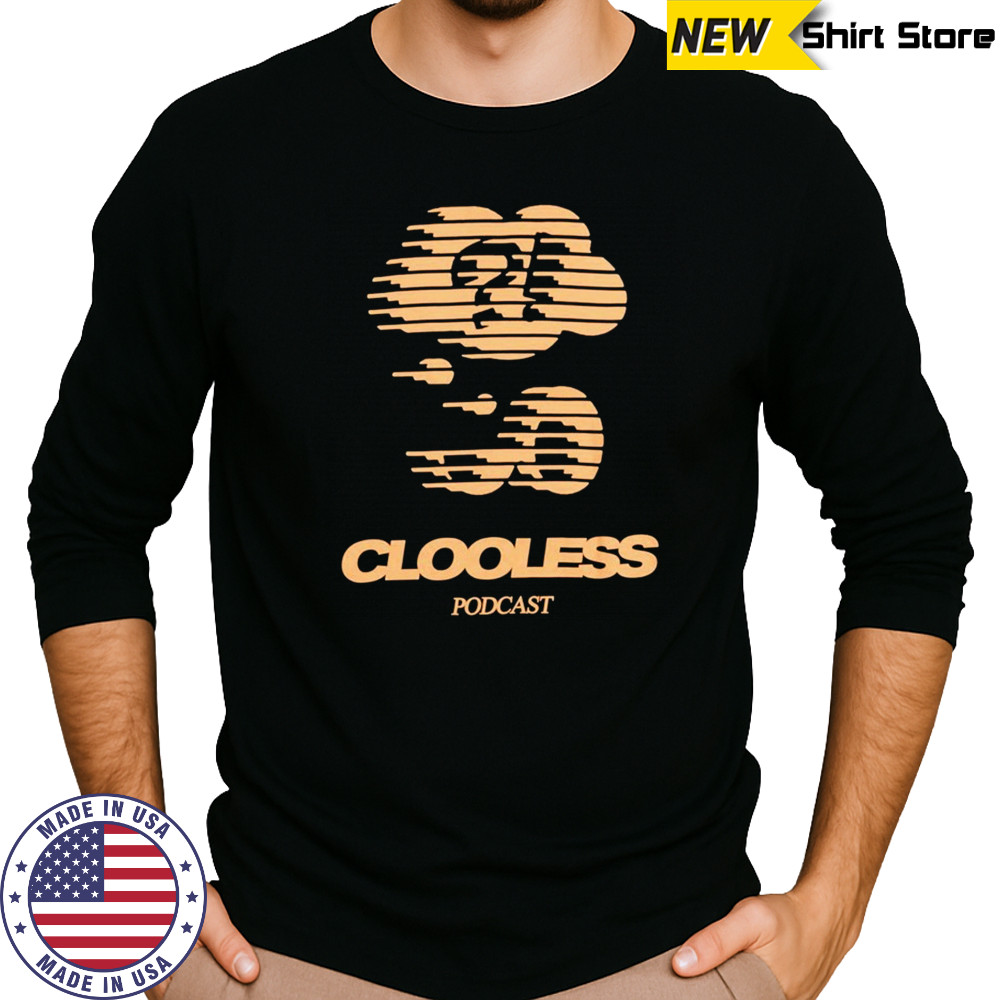 Clooless Podcast Static Thoughts T-shirt Long Sleeved