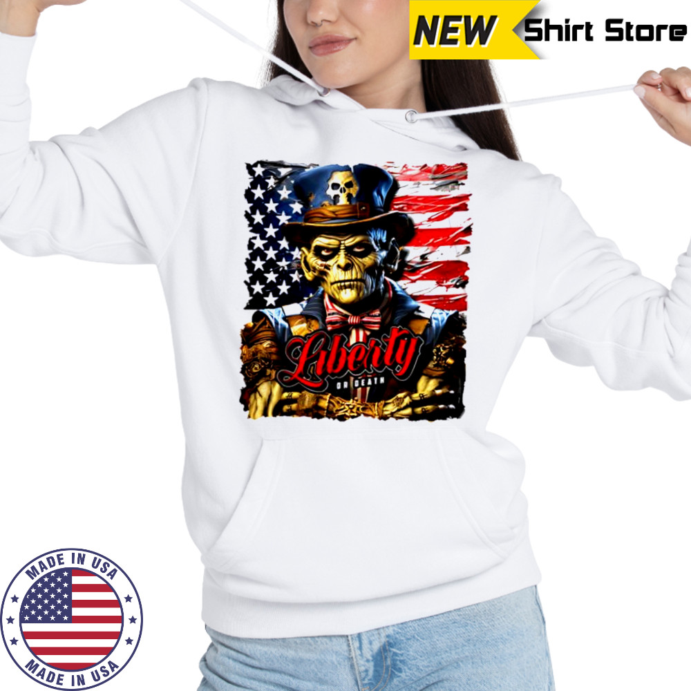 Death of Liberty Short Sleeve Performance shirt Hoodie