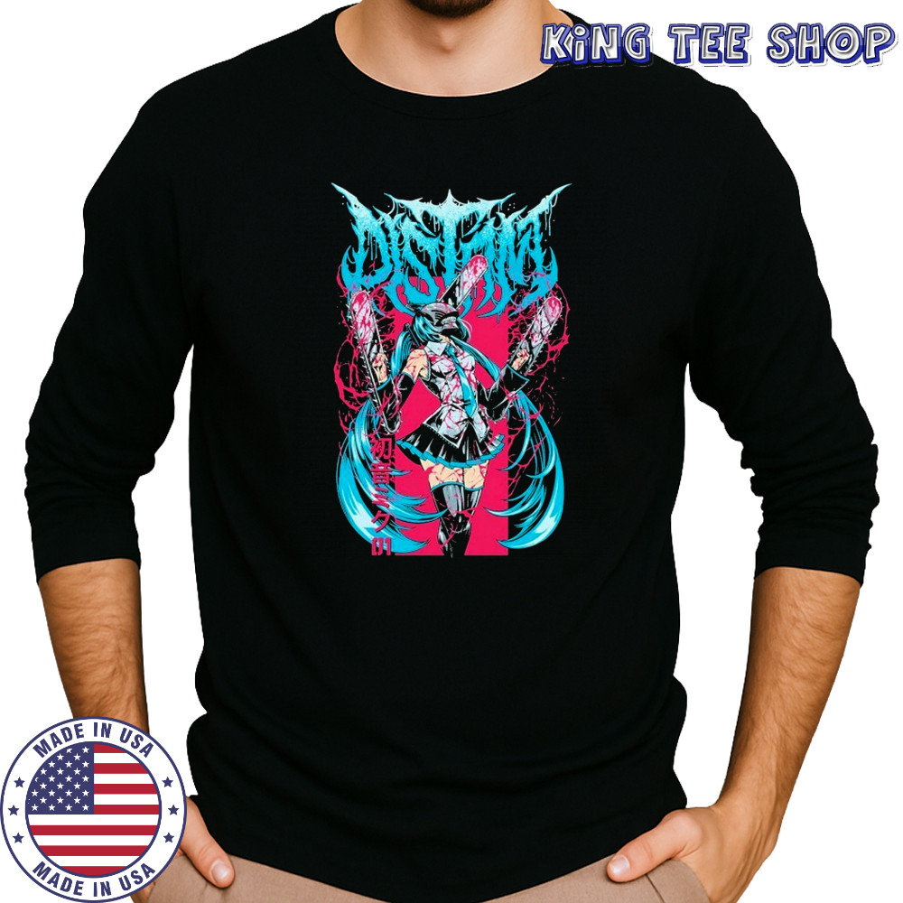Distant Chainsaw Girl T-shirt Long Sleeved