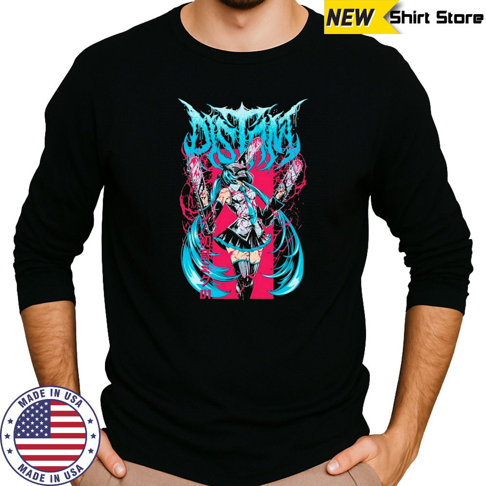 Distant Chainsaw Girl T-shirt Long Sleeved