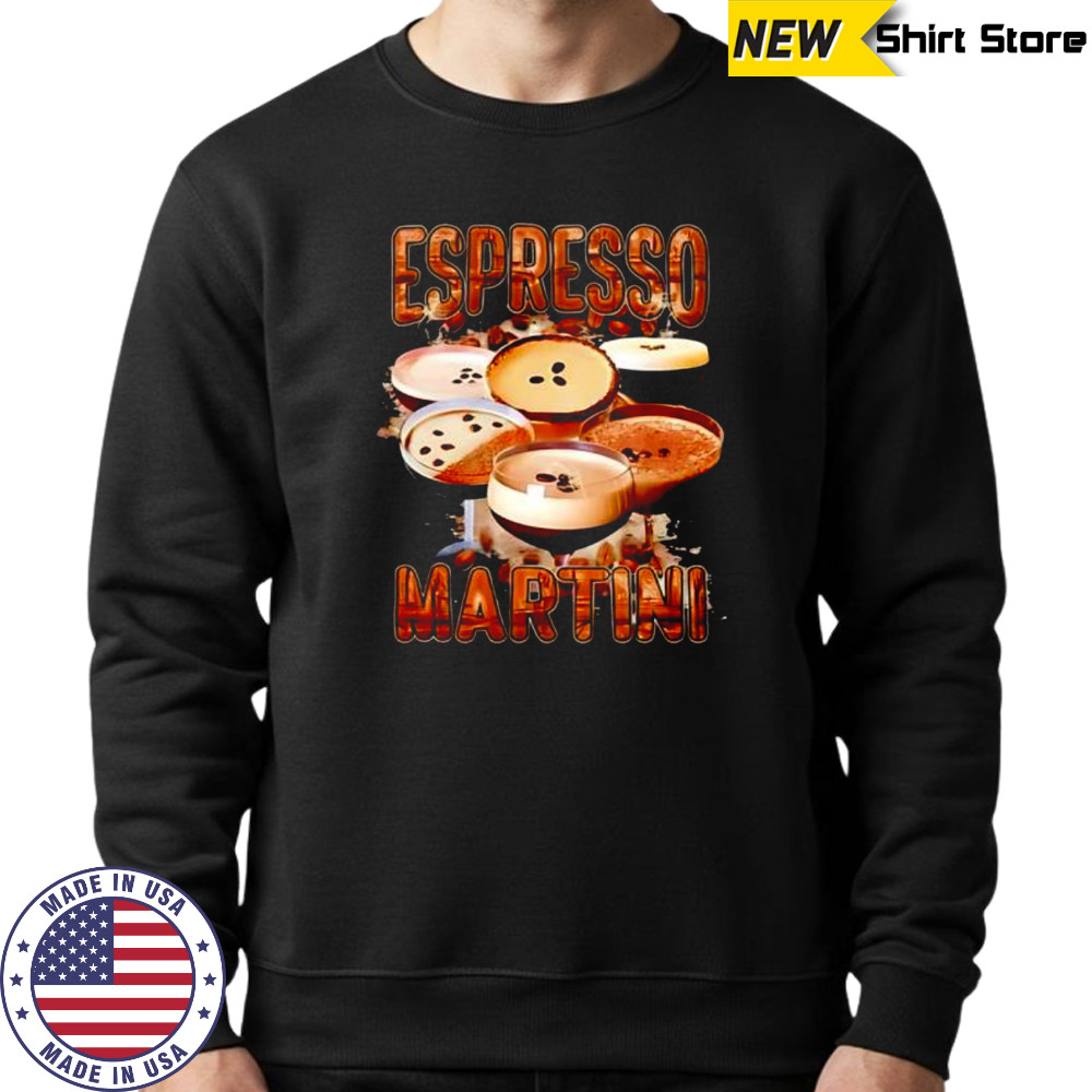 Espresso Martini cocktail retro shirt Sweatshirt