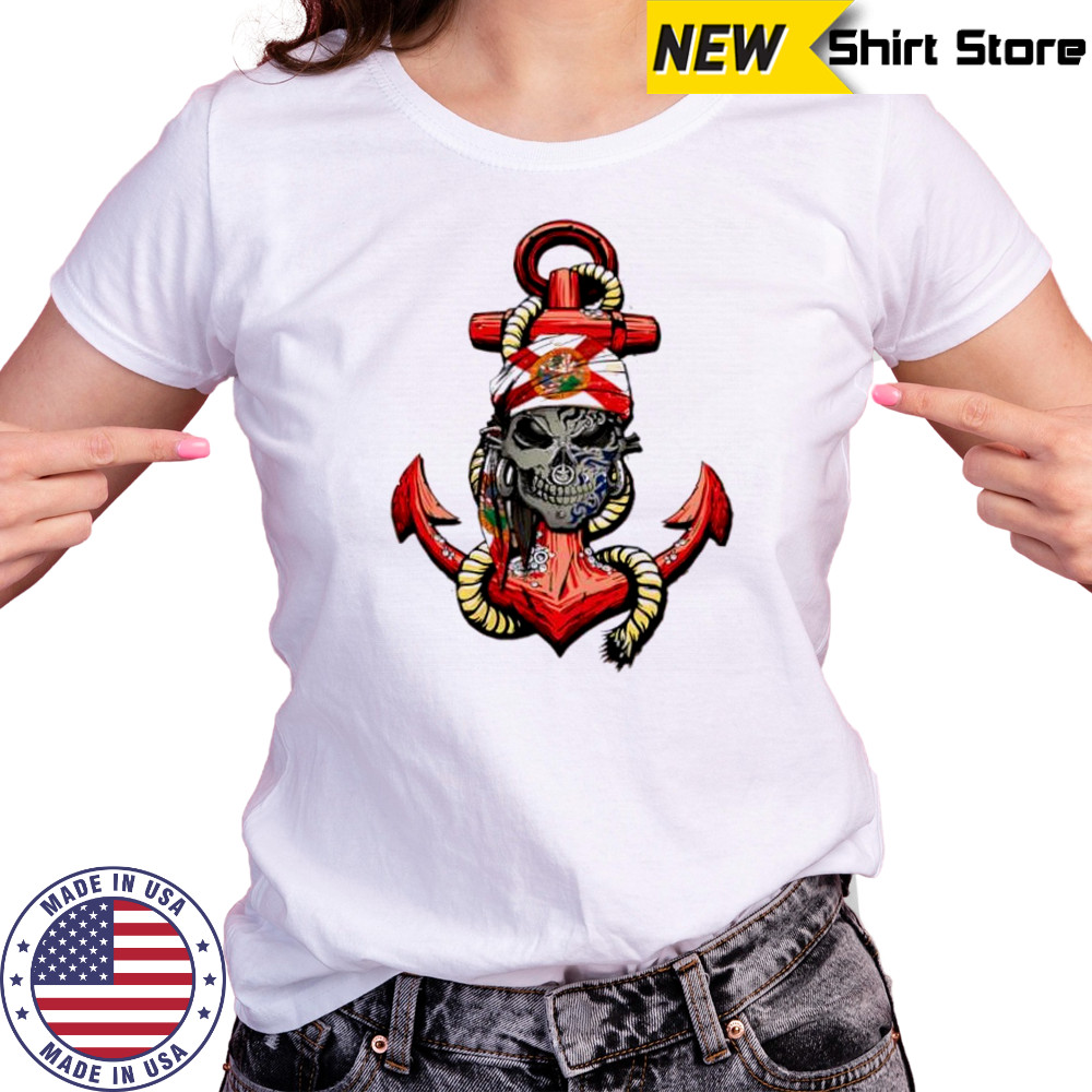 Florida Jolly Roger Short Sleeve Performance shirt Women's T-shirt