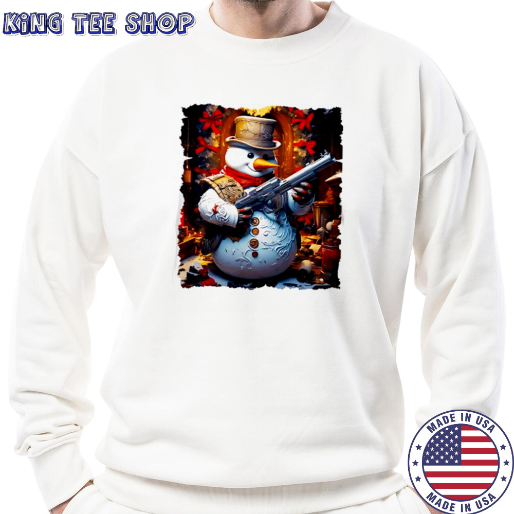 Frosty the Gangster Short Sleeve Performance shirt Sweatshirt