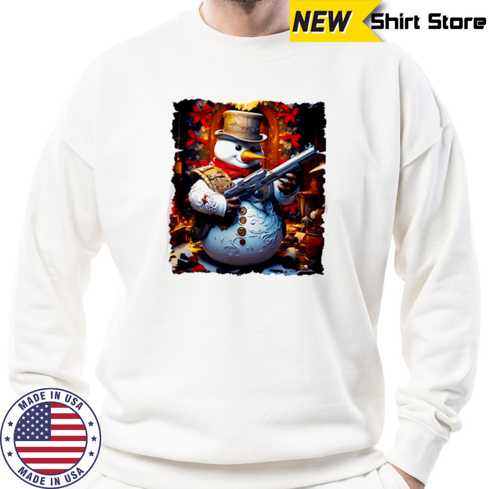 Frosty the Gangster Short Sleeve Performance shirt Sweatshirt