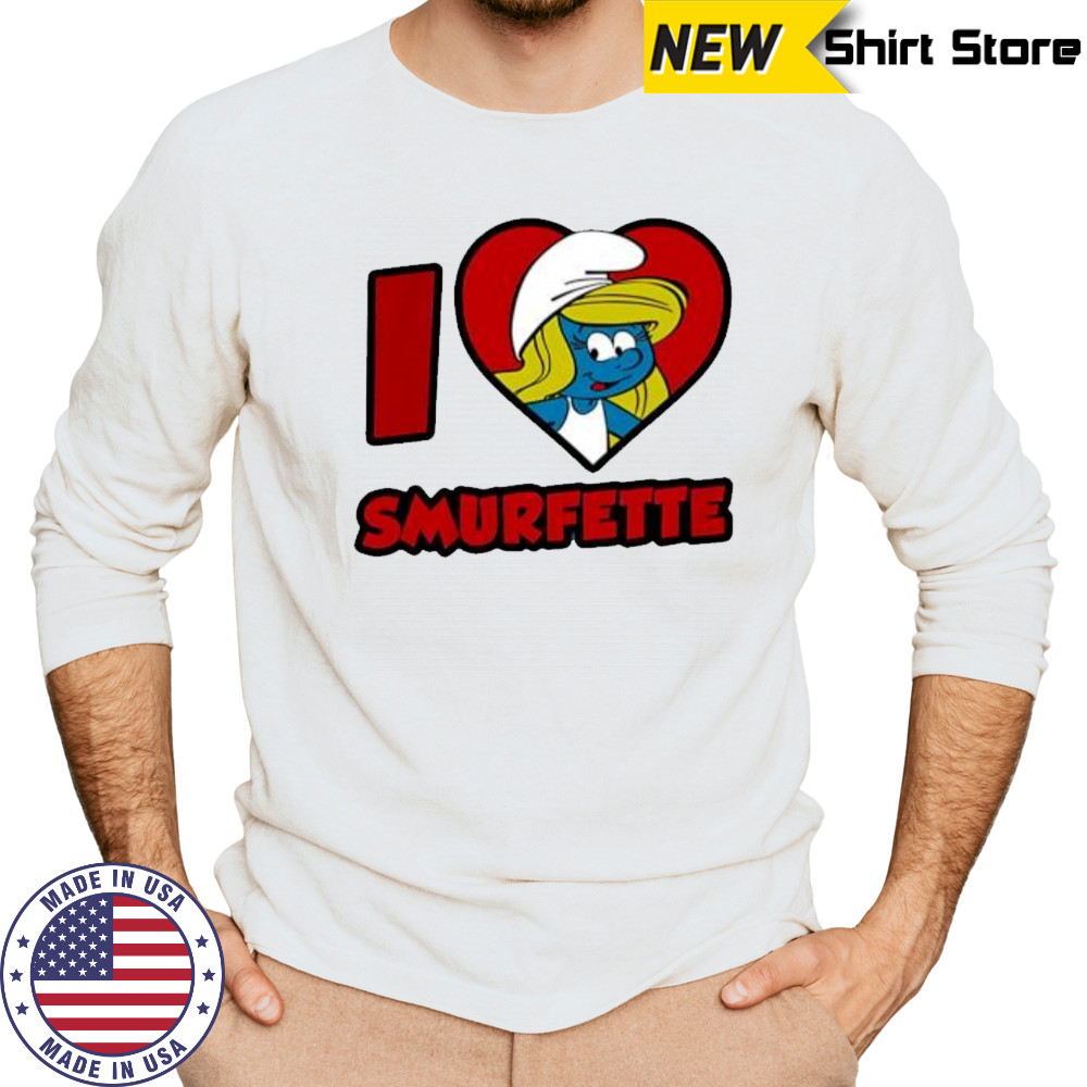 I love Smurfette shirt Long Sleeved