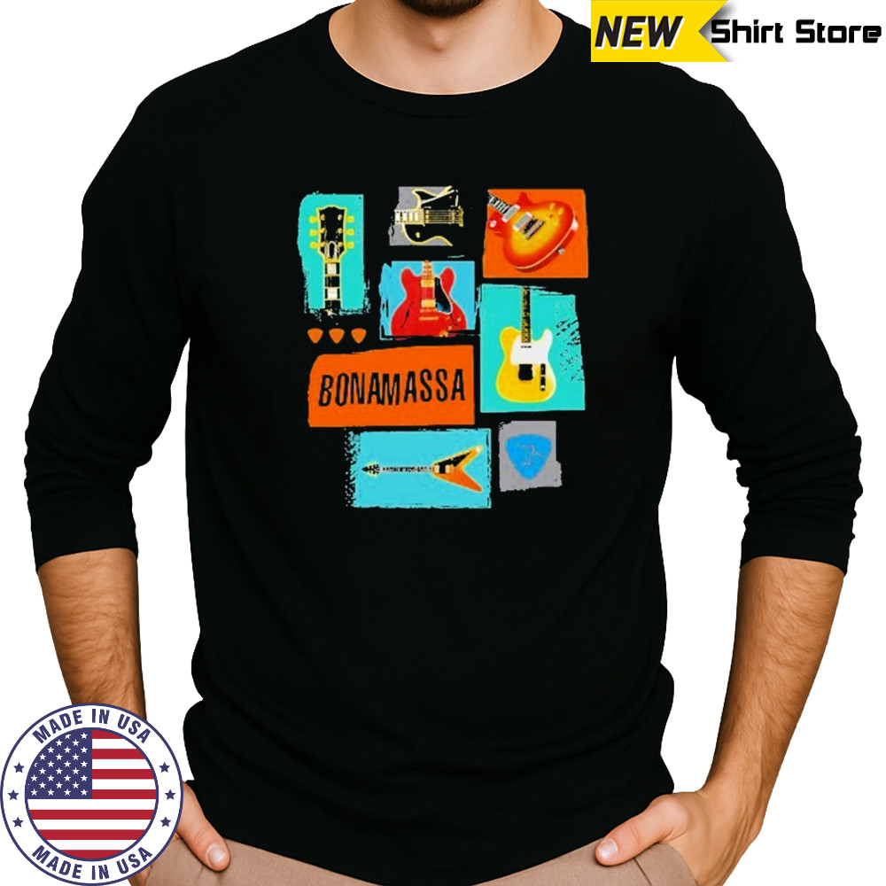 Joe Bonamassa Guitar Bunch T-shirt Long Sleeved