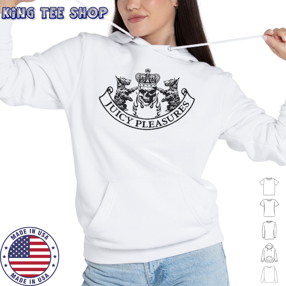 Juicy Pleasures Skull Crest T-shirt Hoodie