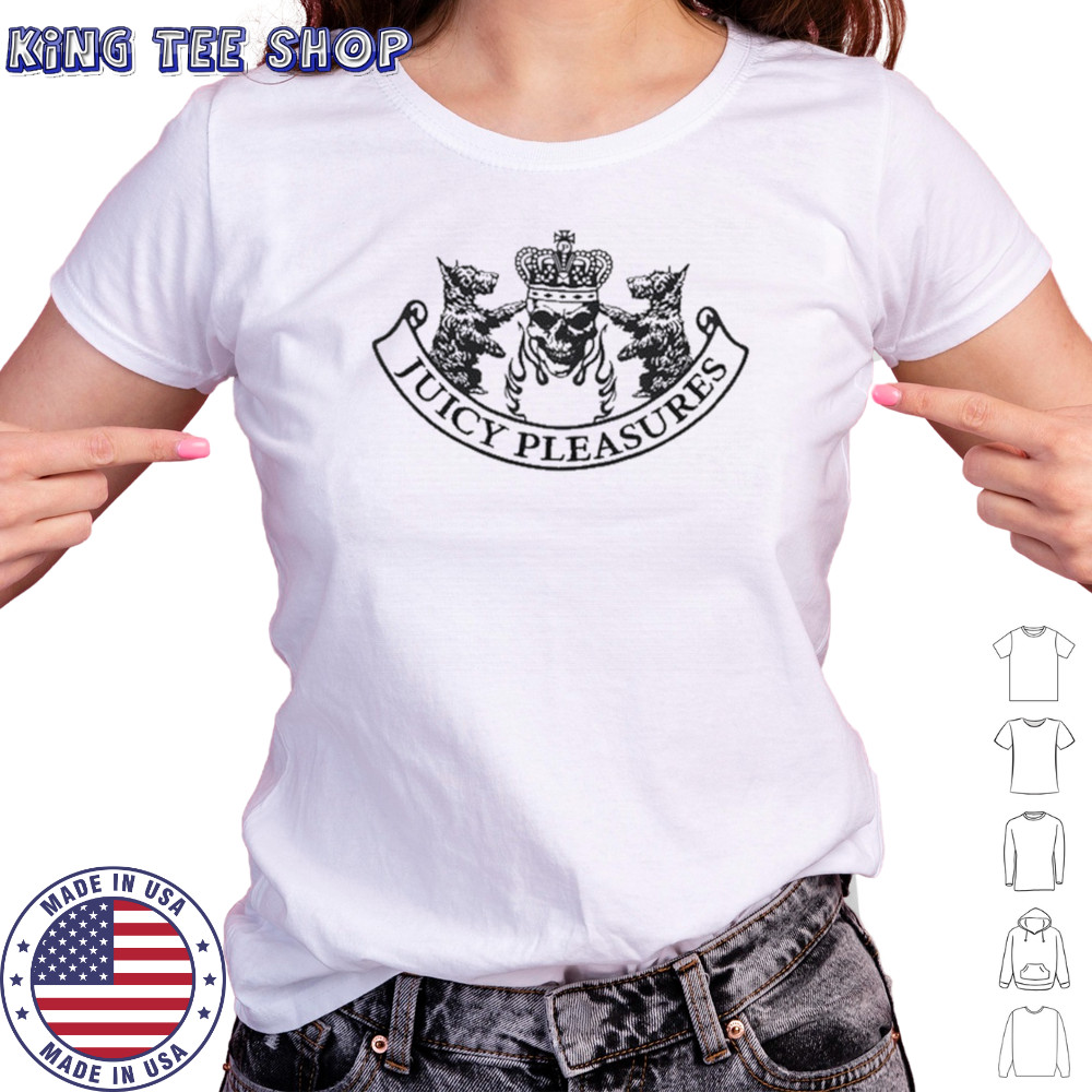 Juicy Pleasures Skull Crest T-shirt Women's T-shirt