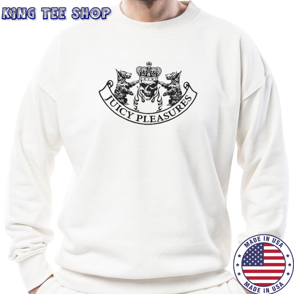 Juicy Pleasures Skull Crest T-shirt Sweatshirt