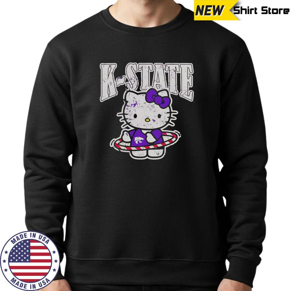 K-State Wildcats Hello Kitty T-Shirt Sweatshirt