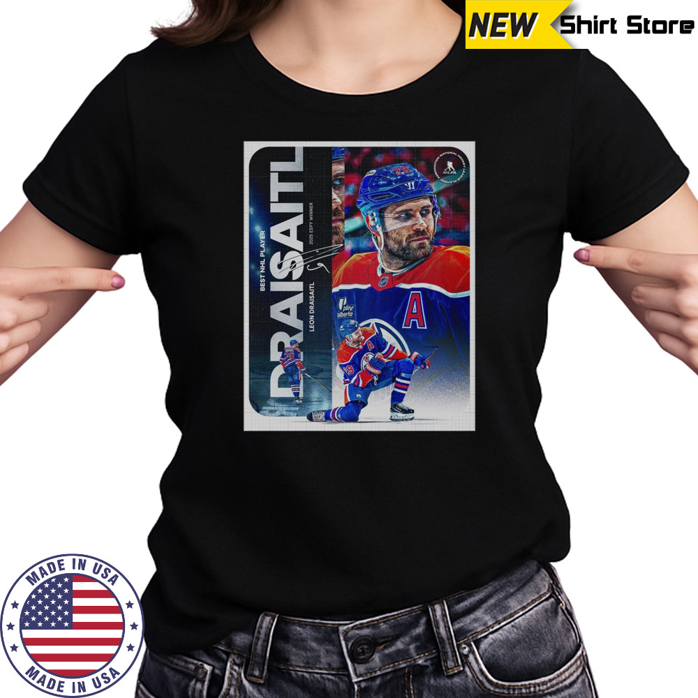 Leon Draisaitl From Edmonton Oilers Reached Best NHL Player 2025 ESPY Winner T-Shirt Women's T-shirt
