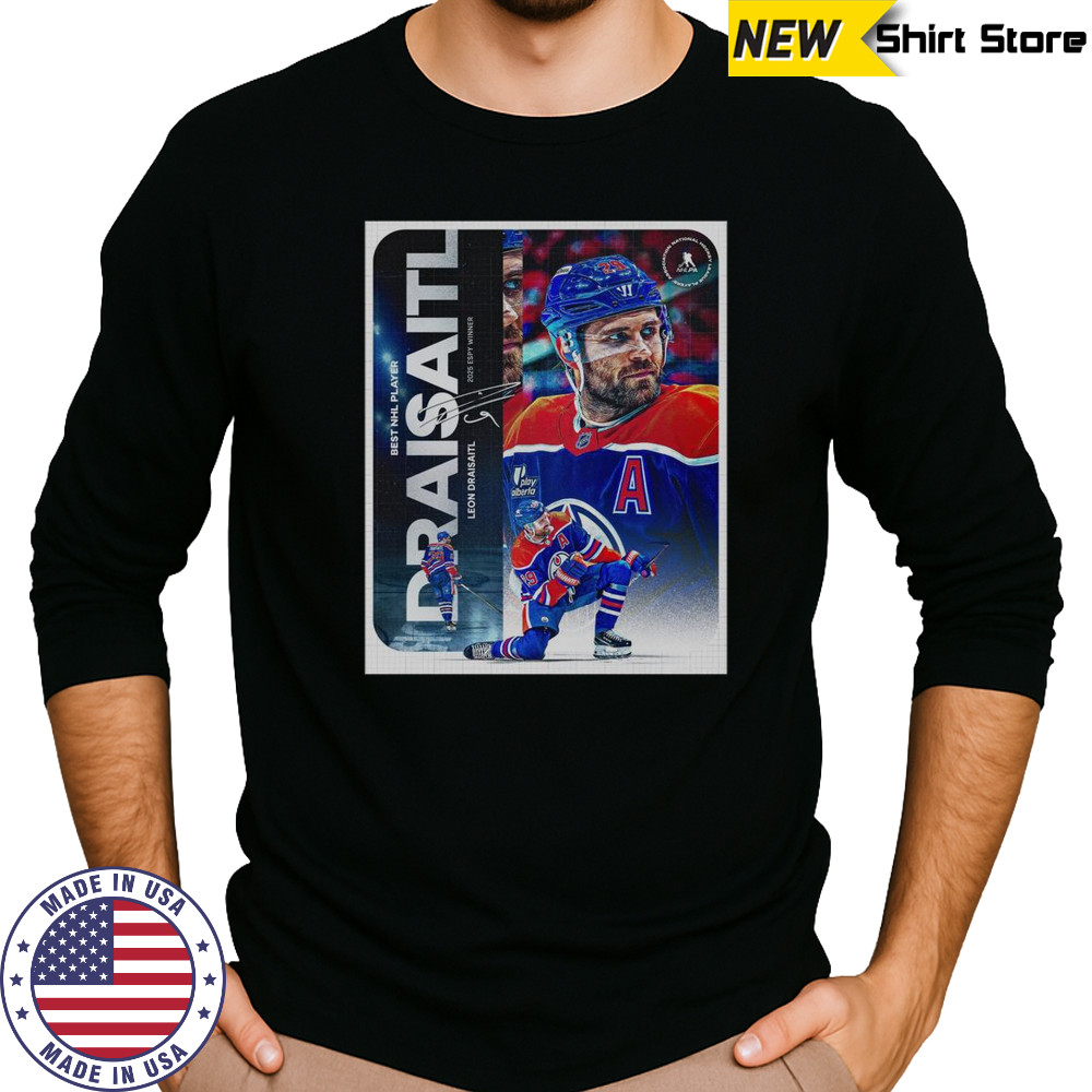 Leon Draisaitl From Edmonton Oilers Reached Best NHL Player 2025 ESPY Winner T-Shirt Long Sleeved