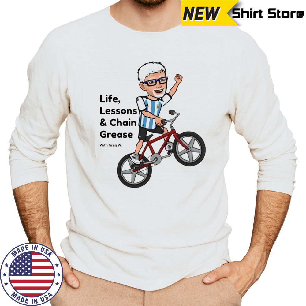 Life Lessons and Chain Grease with Greg Winkler chibi shirt Long Sleeved