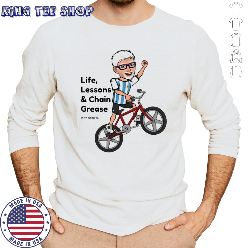 Life Lessons and Chain Grease with Greg Winkler chibi shirt Long Sleeved