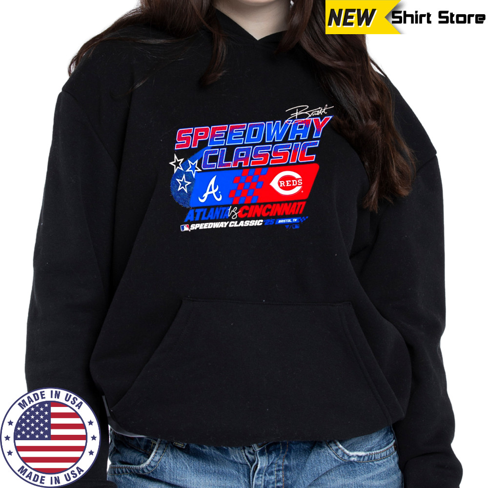 MLB Speedway Classic 2025 Cincinnati Reds vs. Atlanta Braves shirt Hoodie