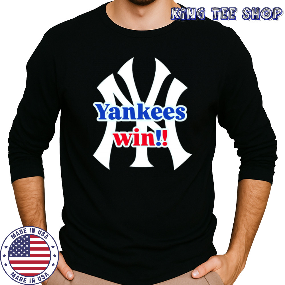 New York Yankees Win logo shirt Long Sleeved