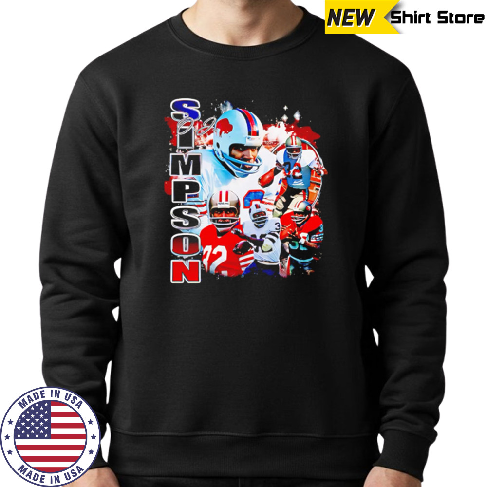 OJ Simpson 90s Style NFL shirt Sweatshirt