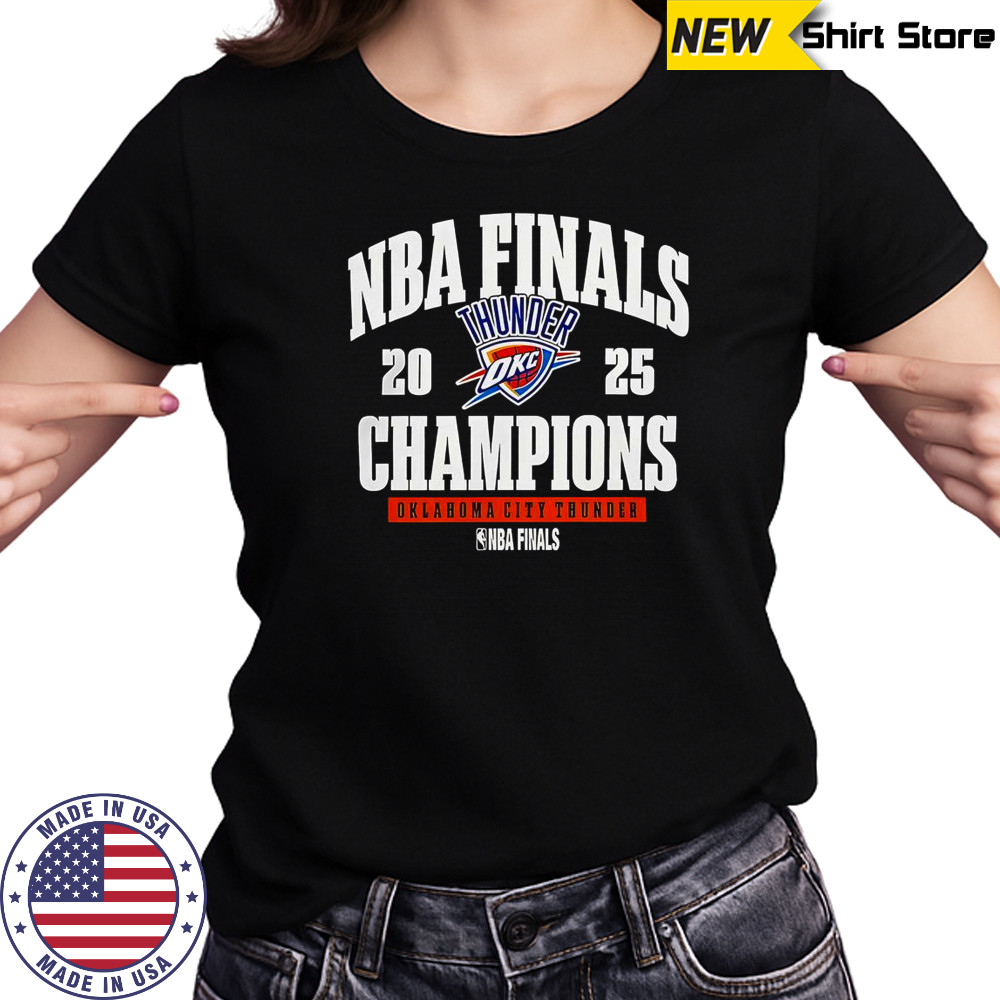 Oklahoma City Thunder 2025 NBA Finals Champions T-Shirt Women's T-shirt