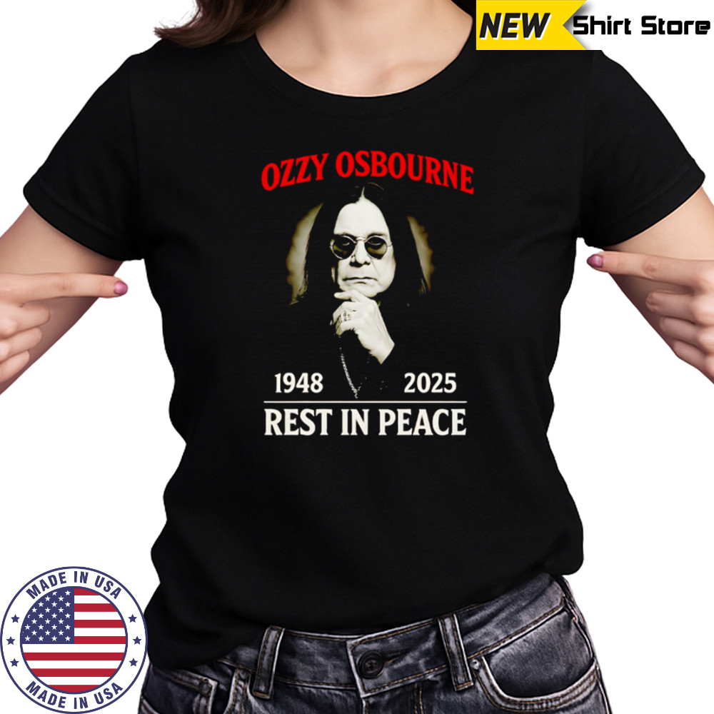 Ozzy Osbourne 1948-2025 Tribute Shirt Rest In Peace Prince Of Darkness shirt Women's T-shirt