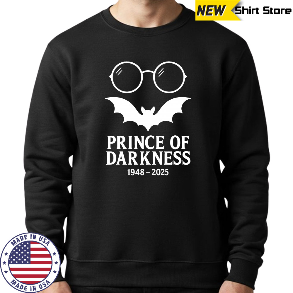 Ozzy Prince of darkness 1948 2025 shirt Sweatshirt
